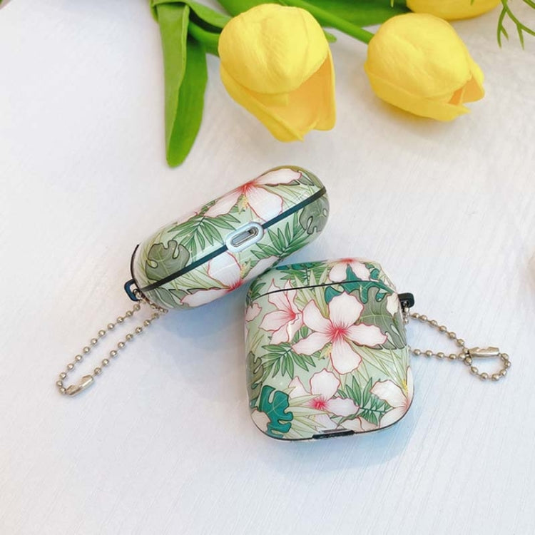 Painted Flower Tree IMD Shockproof Protective Case For AirPods 1 / 2