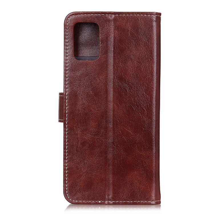 For LG K53 Retro Crazy Horse Texture Horizontal Flip Leather Case with Holder & Card Slots & Photo Frame & Wallet