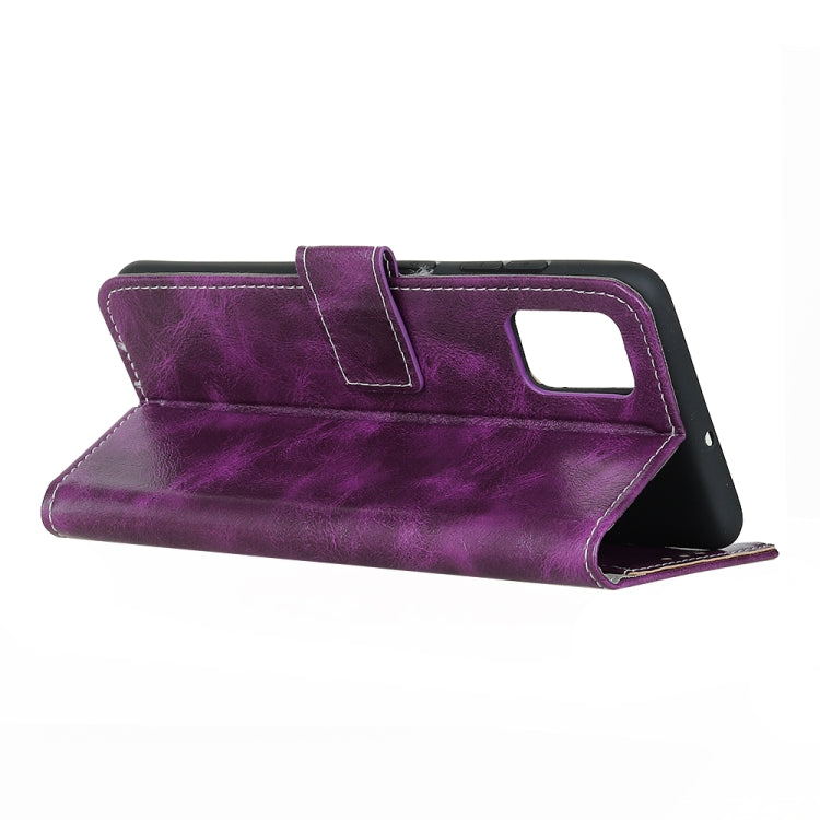 For LG K53 Retro Crazy Horse Texture Horizontal Flip Leather Case with Holder & Card Slots & Photo Frame & Wallet