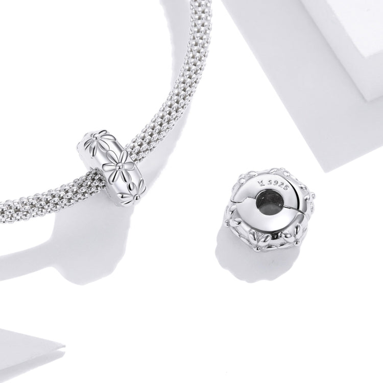 S925 Sterling Silver Flower Beads DIY Bracelet Necklace Accessories