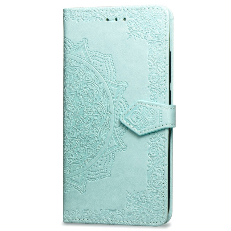 For iPhone 6 Plus Halfway Mandala Embossing Pattern Horizontal Flip Leather Case with Holder & Card Slots & Wallet & Lanyard
