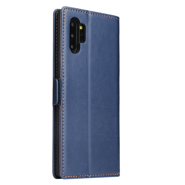 For Galaxy Note10+ Dermis Texture PU +TPU Horizontal Flip Leather Case with Holder & Card Slots & Wallet