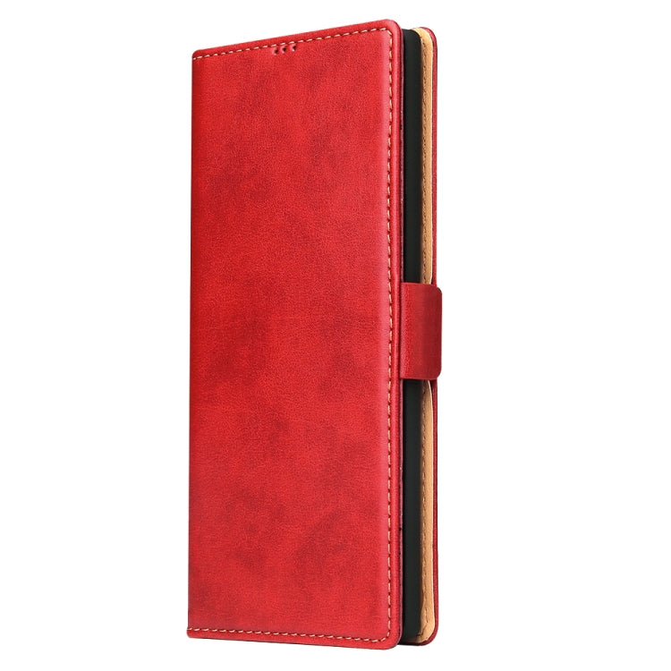 For Galaxy Note10+ Dermis Texture PU +TPU Horizontal Flip Leather Case with Holder & Card Slots & Wallet