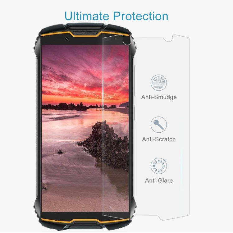 For Cubot KingKong Mini 2 50 PCS 0.26mm 9H Surface Hardness 2.5D Explosion-proof Tempered Glass Non-full Screen Film