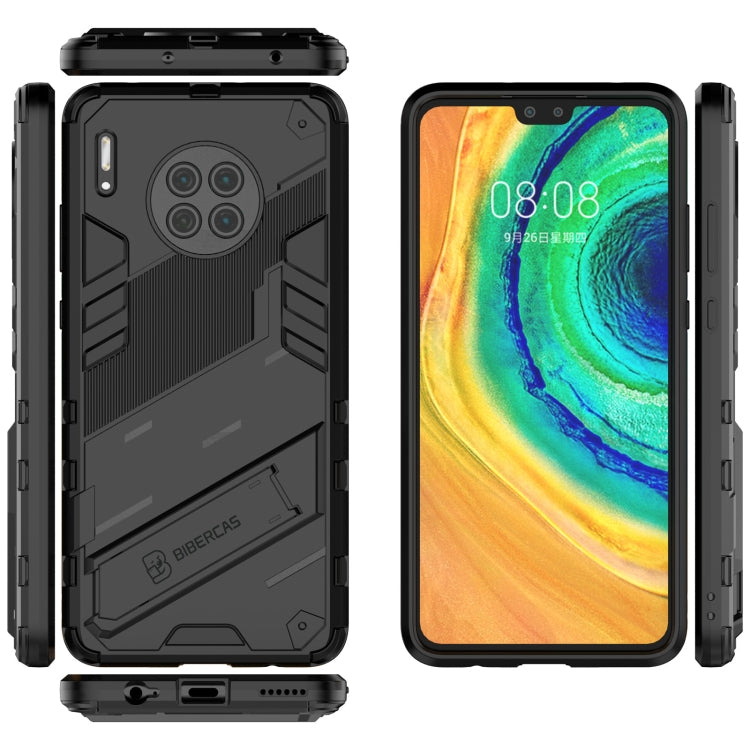 For Huawei Mate 30 Punk Armor 2 in 1 PC + TPU Shockproof Case with Invisible Holder