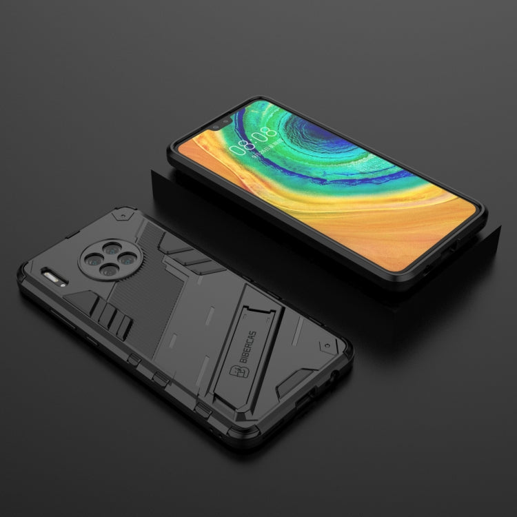 For Huawei Mate 30 Punk Armor 2 in 1 PC + TPU Shockproof Case with Invisible Holder