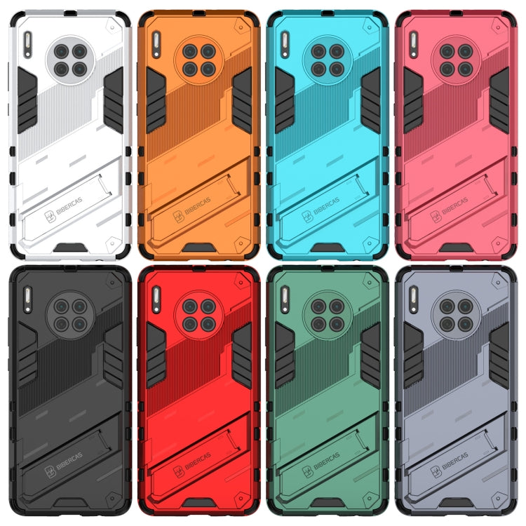 For Huawei Mate 30 Punk Armor 2 in 1 PC + TPU Shockproof Case with Invisible Holder