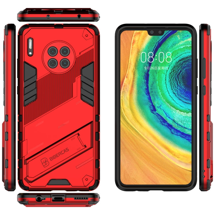 For Huawei Mate 30 Punk Armor 2 in 1 PC + TPU Shockproof Case with Invisible Holder