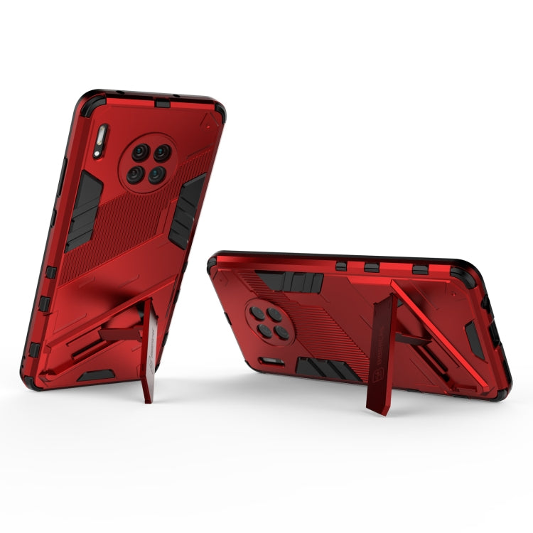 For Huawei Mate 30 Punk Armor 2 in 1 PC + TPU Shockproof Case with Invisible Holder