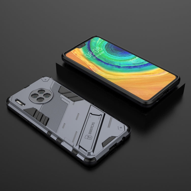 For Huawei Mate 30 Punk Armor 2 in 1 PC + TPU Shockproof Case with Invisible Holder