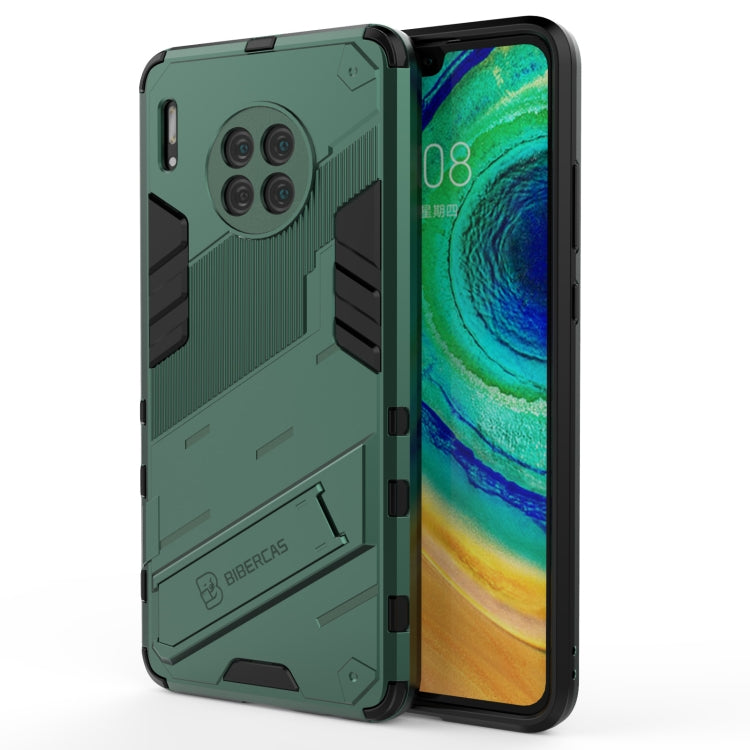 For Huawei Mate 30 Punk Armor 2 in 1 PC + TPU Shockproof Case with Invisible Holder