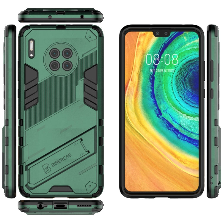 For Huawei Mate 30 Punk Armor 2 in 1 PC + TPU Shockproof Case with Invisible Holder
