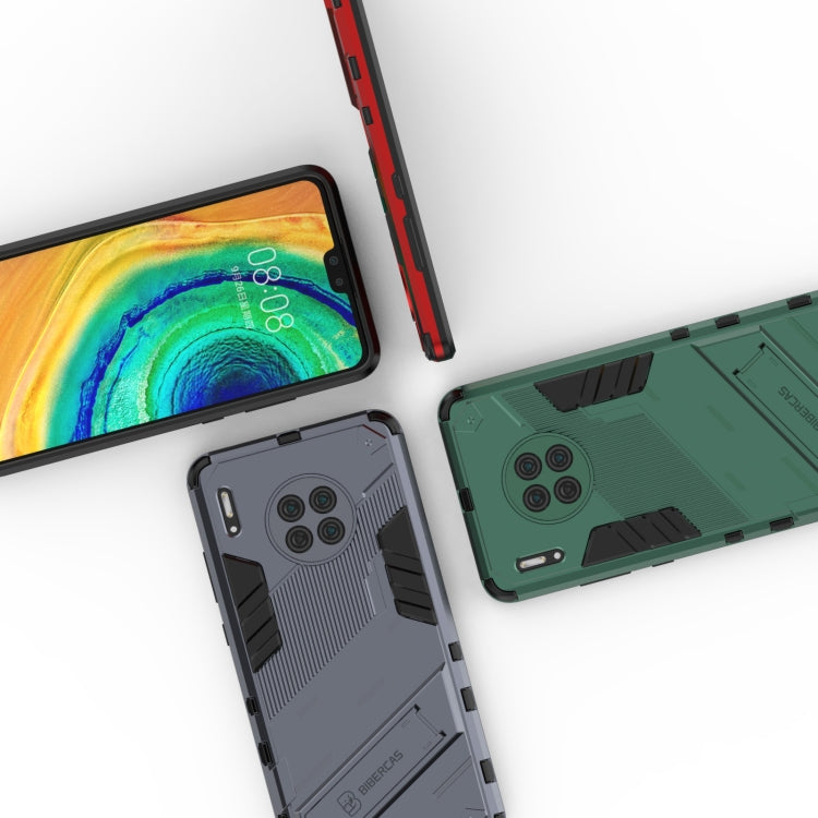 For Huawei Mate 30 Punk Armor 2 in 1 PC + TPU Shockproof Case with Invisible Holder