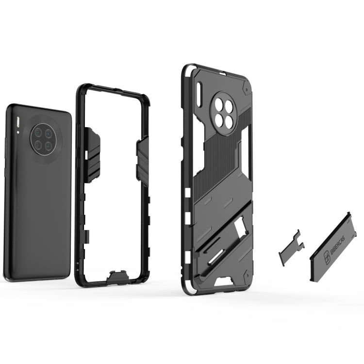 For Huawei Mate 30 Punk Armor 2 in 1 PC + TPU Shockproof Case with Invisible Holder