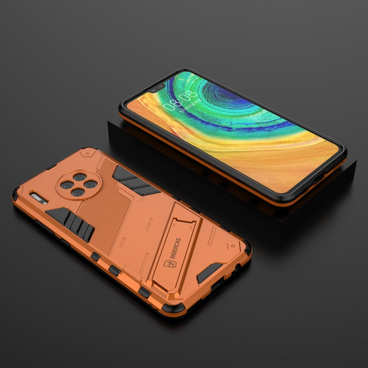 For Huawei Mate 30 Punk Armor 2 in 1 PC + TPU Shockproof Case with Invisible Holder
