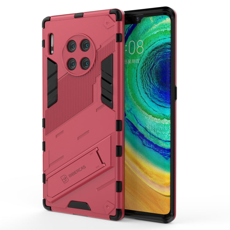 For Huawei Mate 30 Punk Armor 2 in 1 PC + TPU Shockproof Case with Invisible Holder