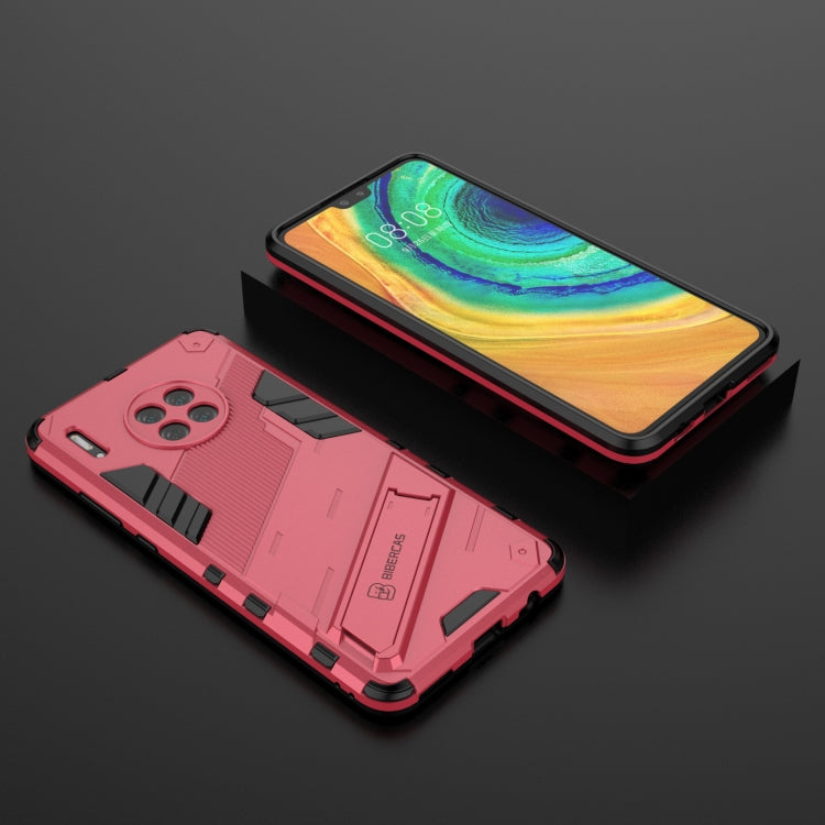 For Huawei Mate 30 Punk Armor 2 in 1 PC + TPU Shockproof Case with Invisible Holder