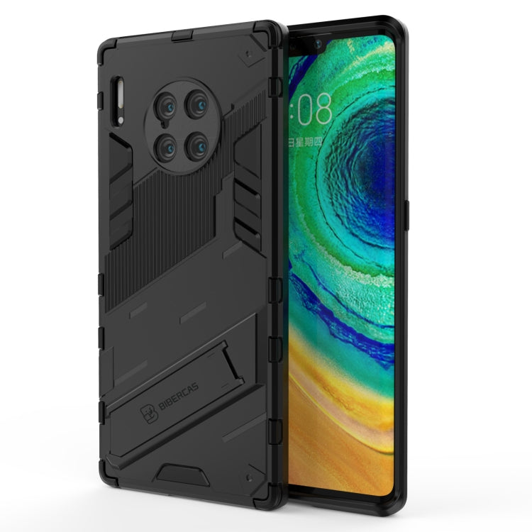 For Huawei Mate 30 Pro Punk Armor 2 in 1 PC + TPU Shockproof Case with Invisible Holder