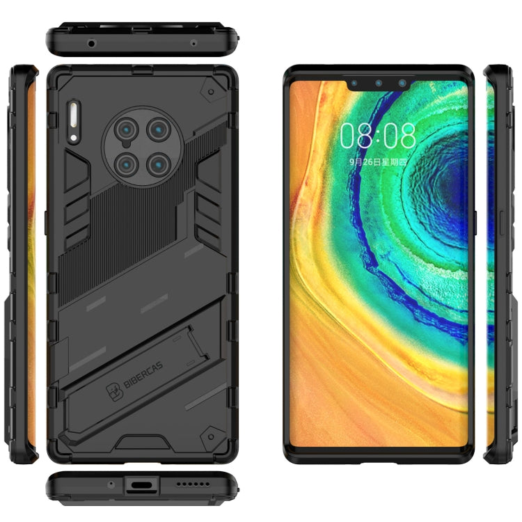 For Huawei Mate 30 Pro Punk Armor 2 in 1 PC + TPU Shockproof Case with Invisible Holder
