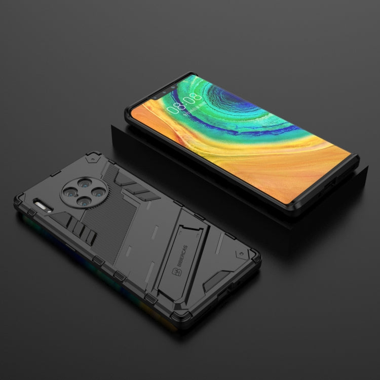 For Huawei Mate 30 Pro Punk Armor 2 in 1 PC + TPU Shockproof Case with Invisible Holder