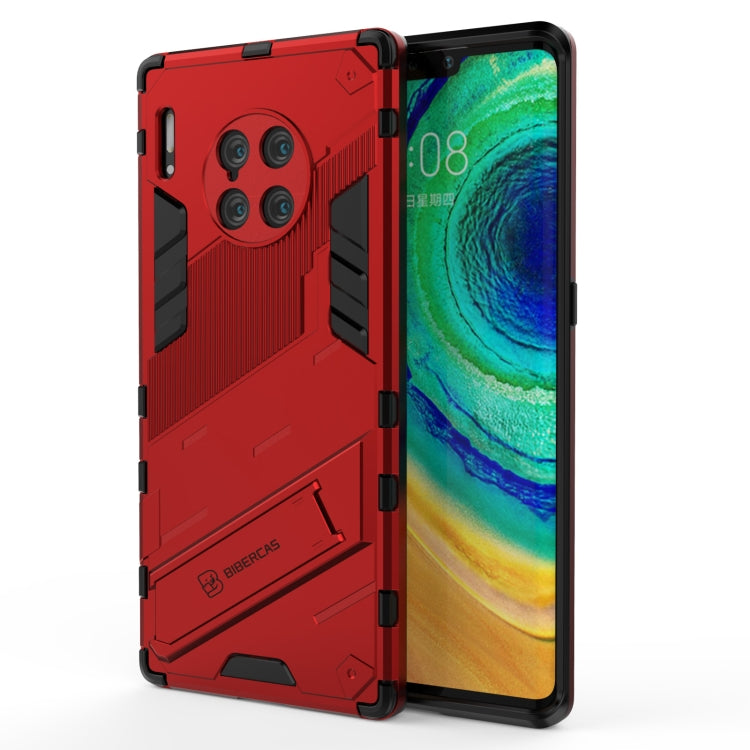 For Huawei Mate 30 Pro Punk Armor 2 in 1 PC + TPU Shockproof Case with Invisible Holder