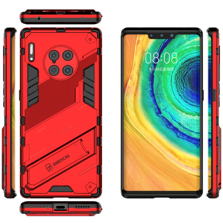 For Huawei Mate 30 Pro Punk Armor 2 in 1 PC + TPU Shockproof Case with Invisible Holder