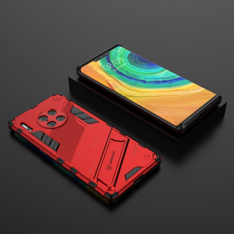 For Huawei Mate 30 Pro Punk Armor 2 in 1 PC + TPU Shockproof Case with Invisible Holder