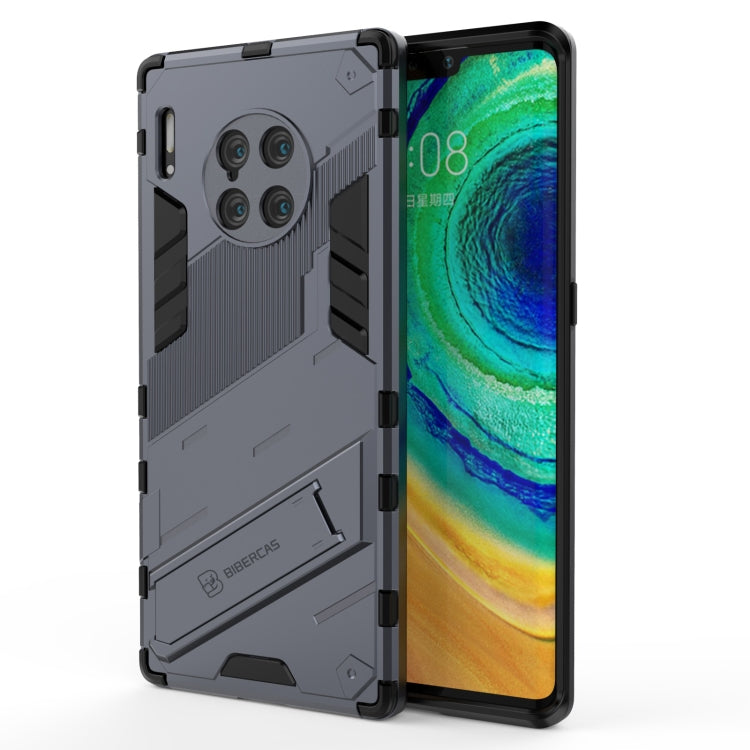 For Huawei Mate 30 Pro Punk Armor 2 in 1 PC + TPU Shockproof Case with Invisible Holder