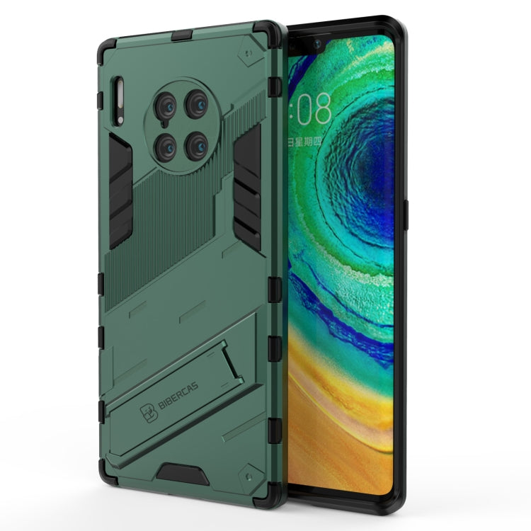For Huawei Mate 30 Pro Punk Armor 2 in 1 PC + TPU Shockproof Case with Invisible Holder