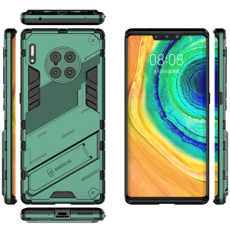 For Huawei Mate 30 Pro Punk Armor 2 in 1 PC + TPU Shockproof Case with Invisible Holder