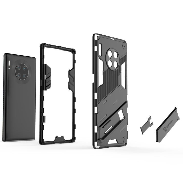 For Huawei Mate 30 Pro Punk Armor 2 in 1 PC + TPU Shockproof Case with Invisible Holder