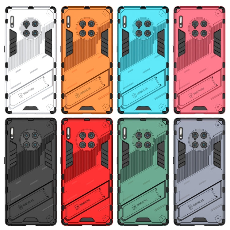 For Huawei Mate 30 Pro Punk Armor 2 in 1 PC + TPU Shockproof Case with Invisible Holder