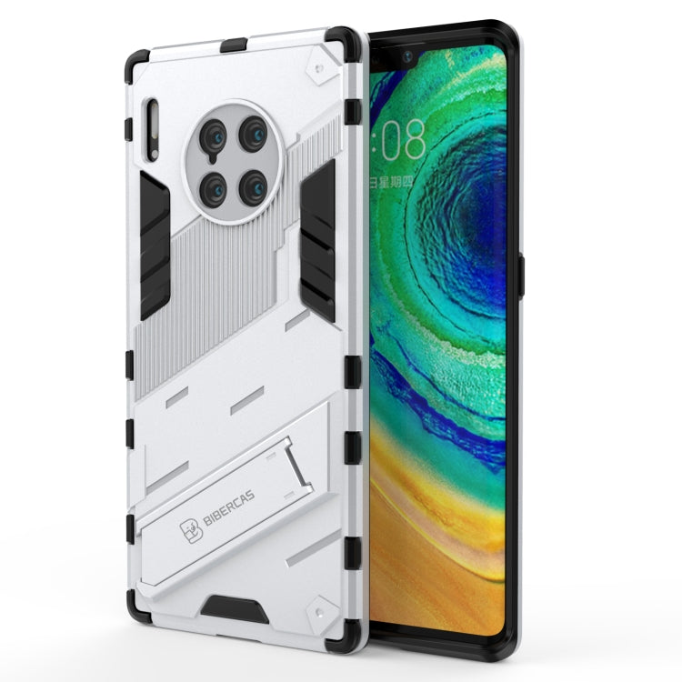 For Huawei Mate 30 Pro Punk Armor 2 in 1 PC + TPU Shockproof Case with Invisible Holder