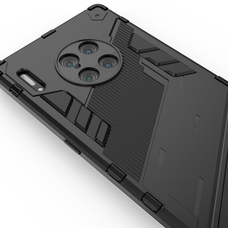 For Huawei Mate 30 Pro Punk Armor 2 in 1 PC + TPU Shockproof Case with Invisible Holder