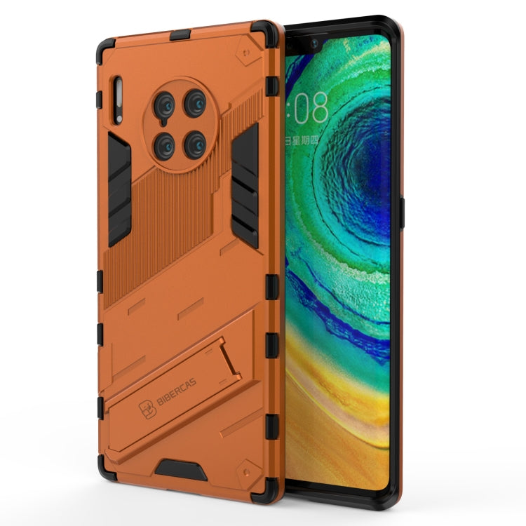 For Huawei Mate 30 Pro Punk Armor 2 in 1 PC + TPU Shockproof Case with Invisible Holder