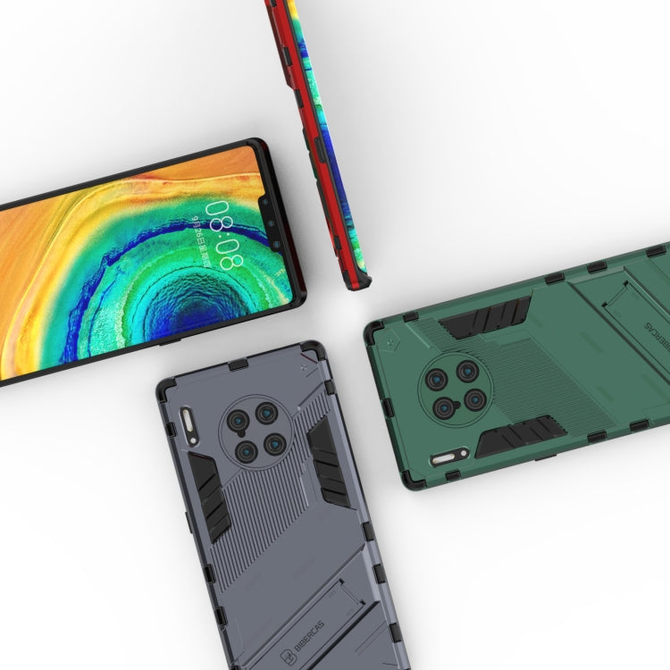 For Huawei Mate 30 Pro Punk Armor 2 in 1 PC + TPU Shockproof Case with Invisible Holder