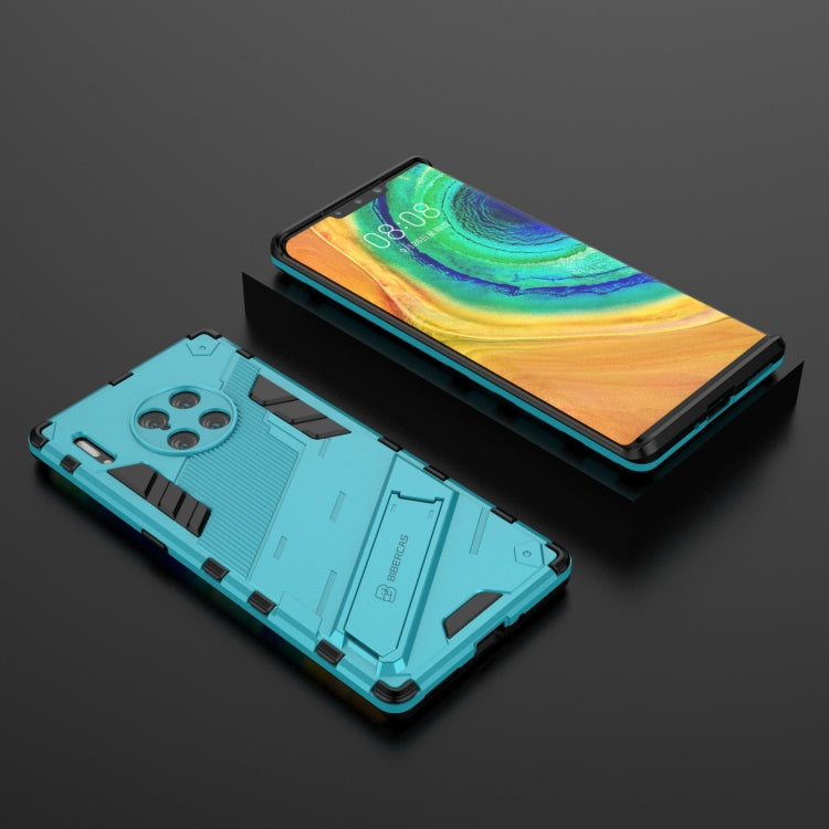For Huawei Mate 30 Pro Punk Armor 2 in 1 PC + TPU Shockproof Case with Invisible Holder
