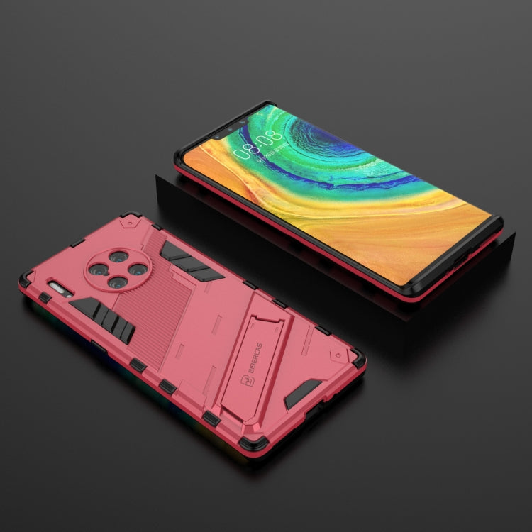 For Huawei Mate 30 Pro Punk Armor 2 in 1 PC + TPU Shockproof Case with Invisible Holder