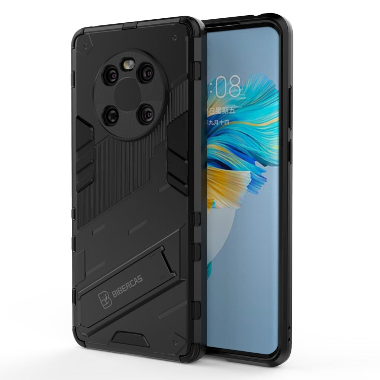 For Huawei Mate 40 Punk Armor 2 in 1 PC + TPU Shockproof Case with Invisible Holder