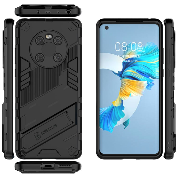 For Huawei Mate 40 Punk Armor 2 in 1 PC + TPU Shockproof Case with Invisible Holder