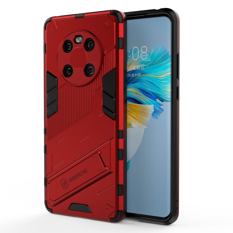 For Huawei Mate 40 Punk Armor 2 in 1 PC + TPU Shockproof Case with Invisible Holder