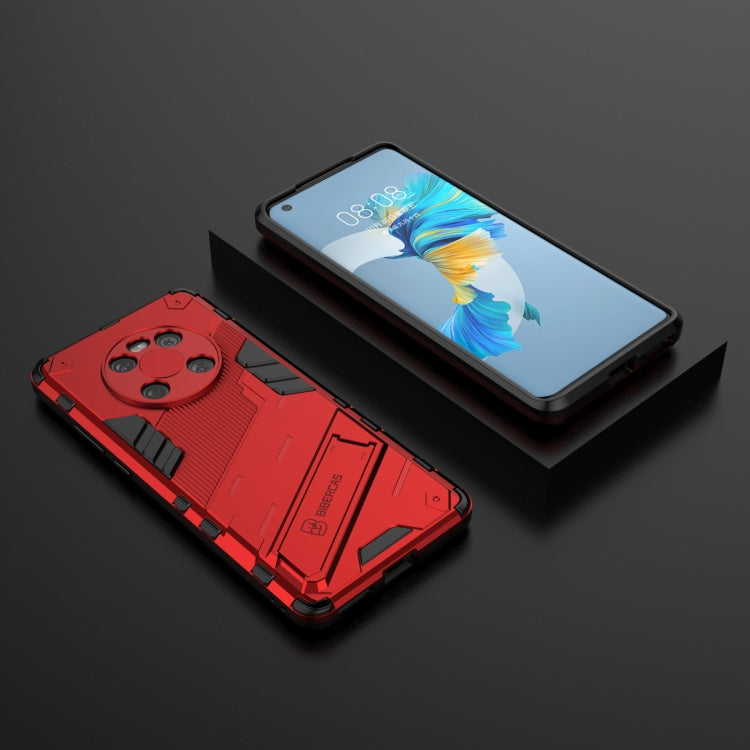 For Huawei Mate 40 Punk Armor 2 in 1 PC + TPU Shockproof Case with Invisible Holder