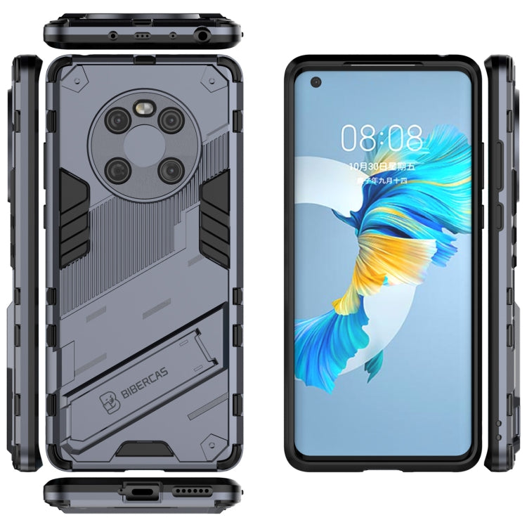 For Huawei Mate 40 Punk Armor 2 in 1 PC + TPU Shockproof Case with Invisible Holder