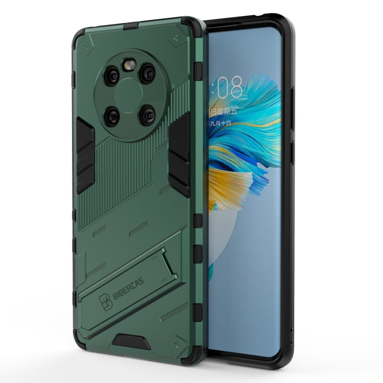 For Huawei Mate 40 Punk Armor 2 in 1 PC + TPU Shockproof Case with Invisible Holder