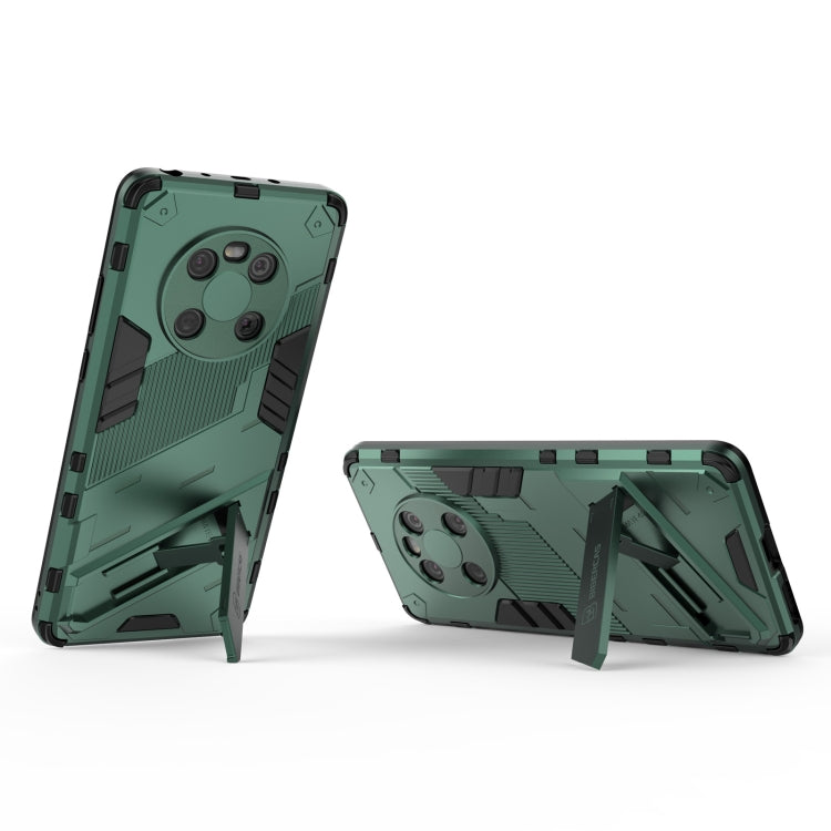 For Huawei Mate 40 Punk Armor 2 in 1 PC + TPU Shockproof Case with Invisible Holder