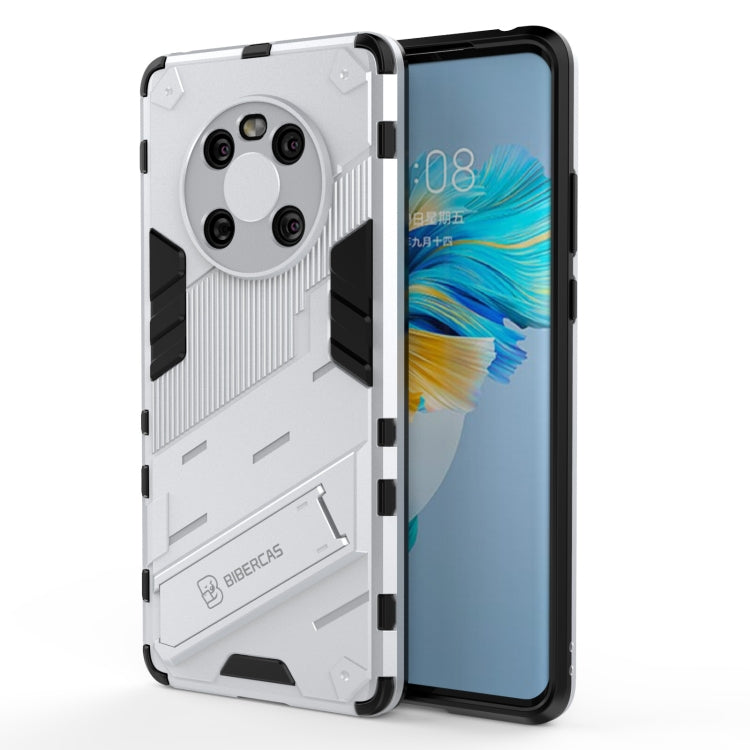 For Huawei Mate 40 Punk Armor 2 in 1 PC + TPU Shockproof Case with Invisible Holder