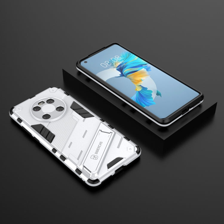 For Huawei Mate 40 Punk Armor 2 in 1 PC + TPU Shockproof Case with Invisible Holder