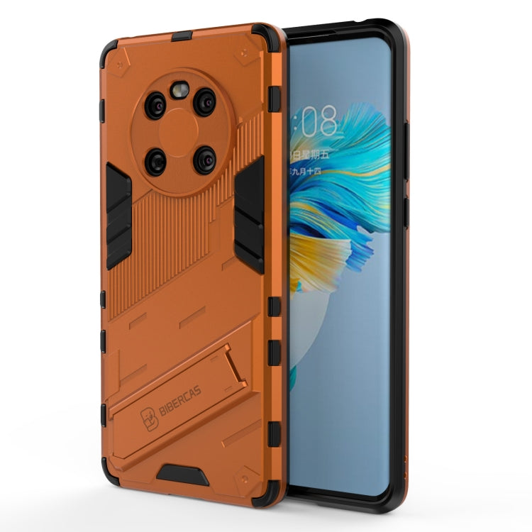 For Huawei Mate 40 Punk Armor 2 in 1 PC + TPU Shockproof Case with Invisible Holder