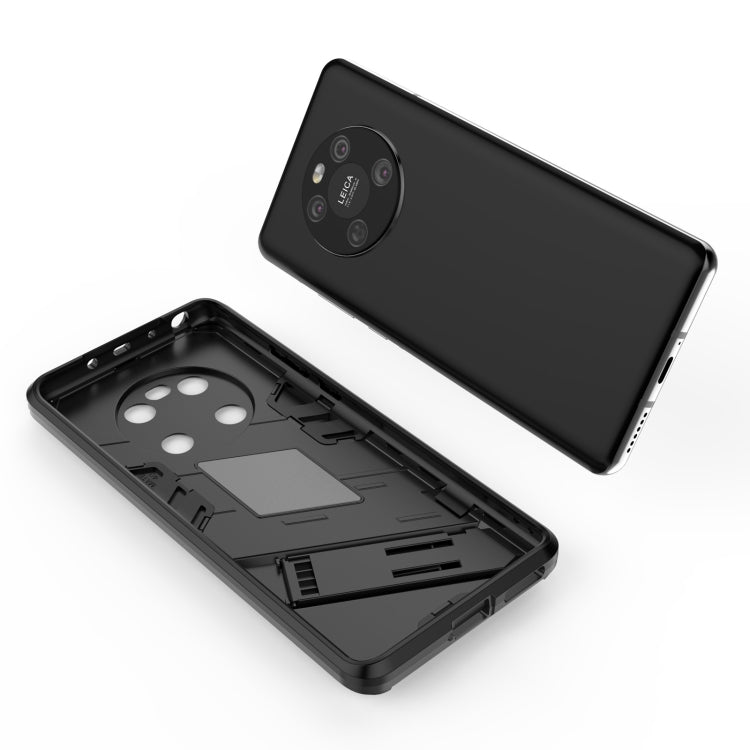 For Huawei Mate 40 Punk Armor 2 in 1 PC + TPU Shockproof Case with Invisible Holder