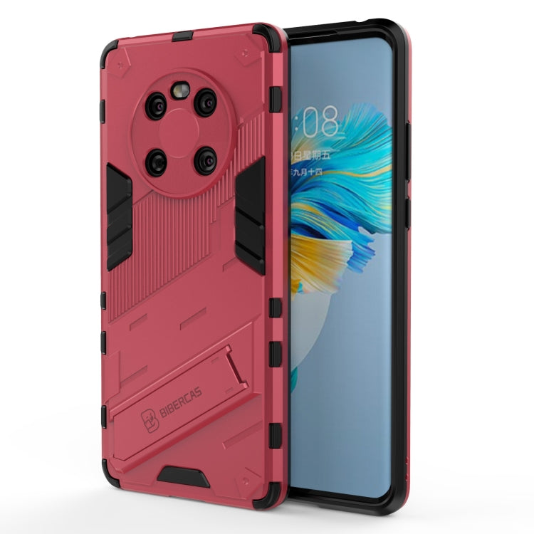 For Huawei Mate 40 Punk Armor 2 in 1 PC + TPU Shockproof Case with Invisible Holder